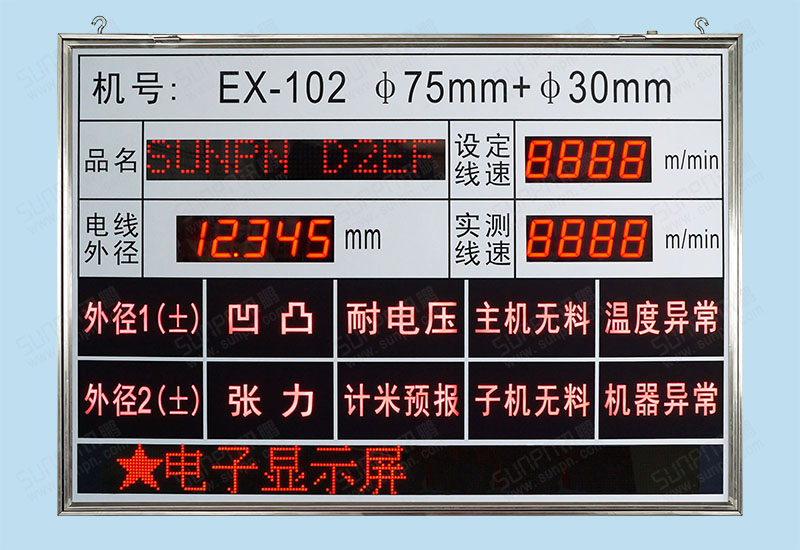 新技機械雙面背光安燈報警看板系統(tǒng)