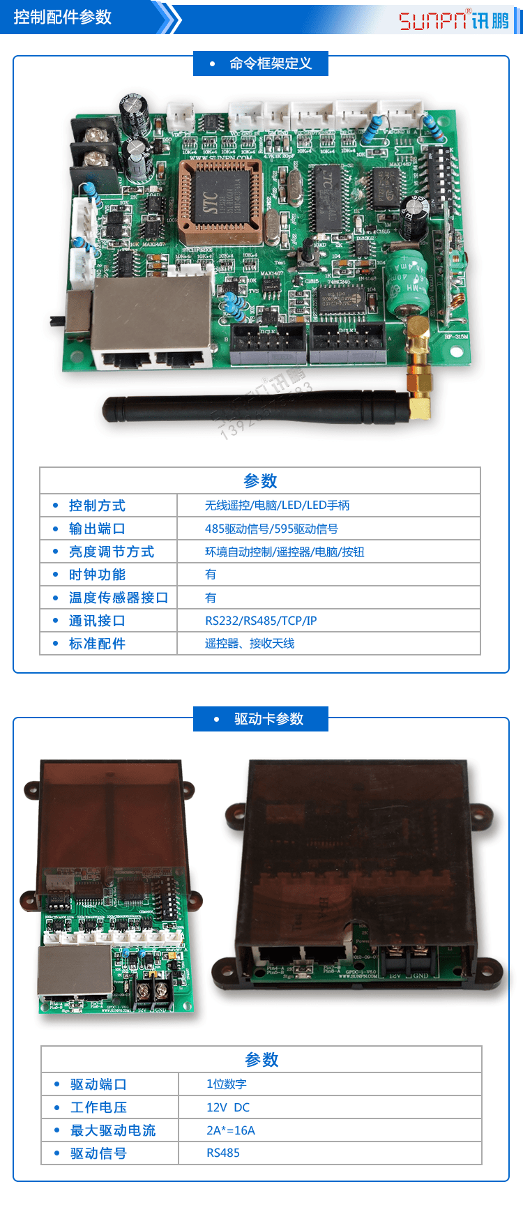 LED戶外電子時(shí)鐘配件參數(shù)