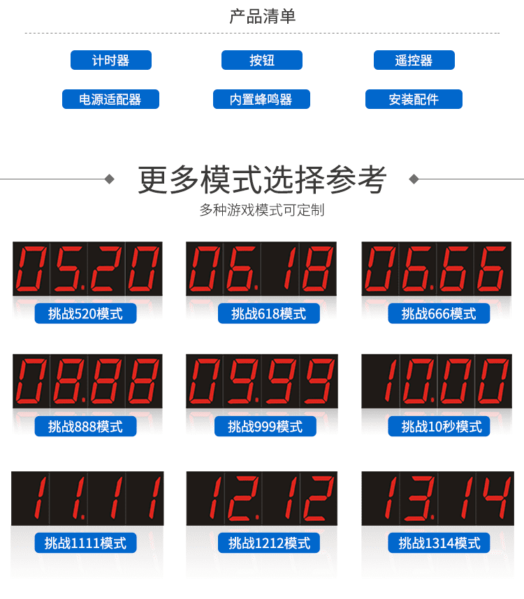 LED計(jì)時(shí)器模式選擇