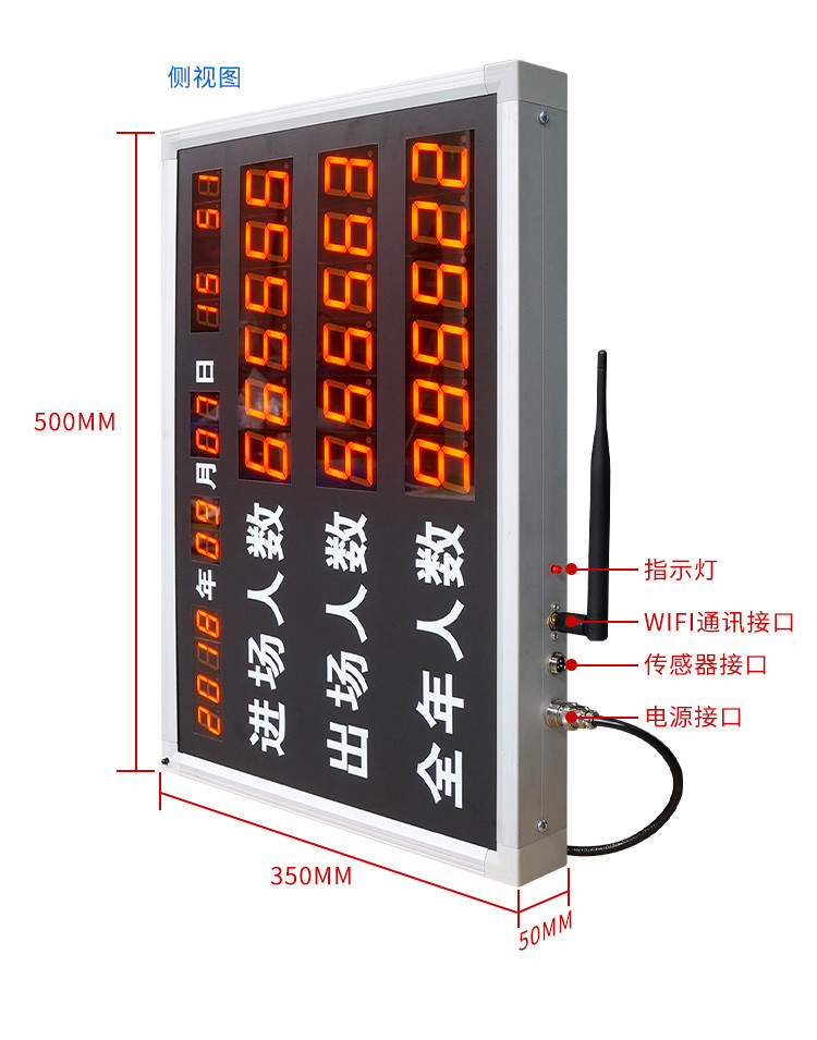 進出場人流量計數(shù)器產(chǎn)品實拍