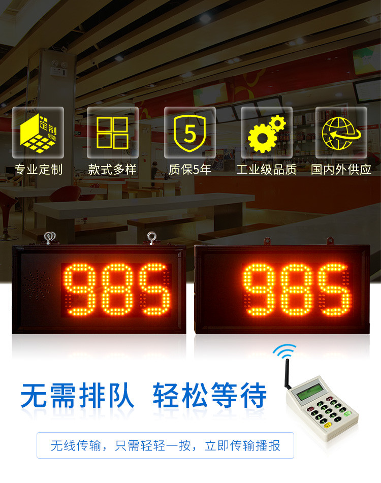 LED取餐叫號屏產(chǎn)品引言