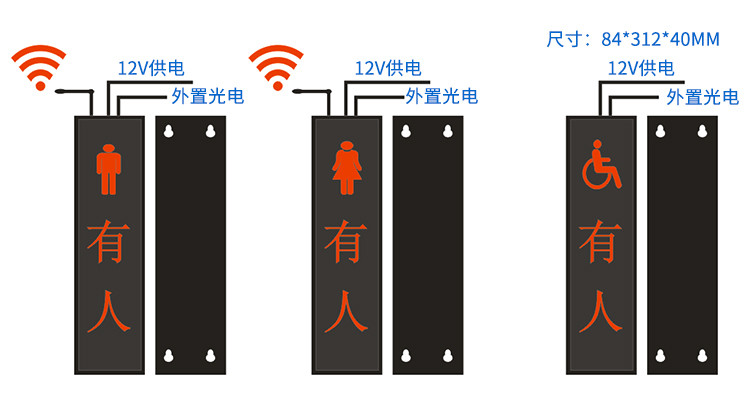 廁所引導(dǎo)系統(tǒng)產(chǎn)品實(shí)拍