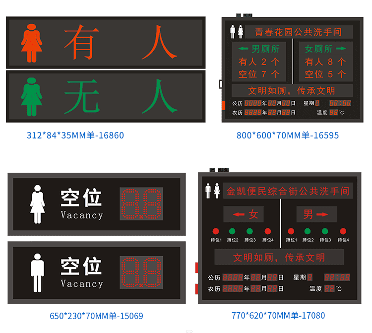 廁所引導(dǎo)系統(tǒng)案例參考