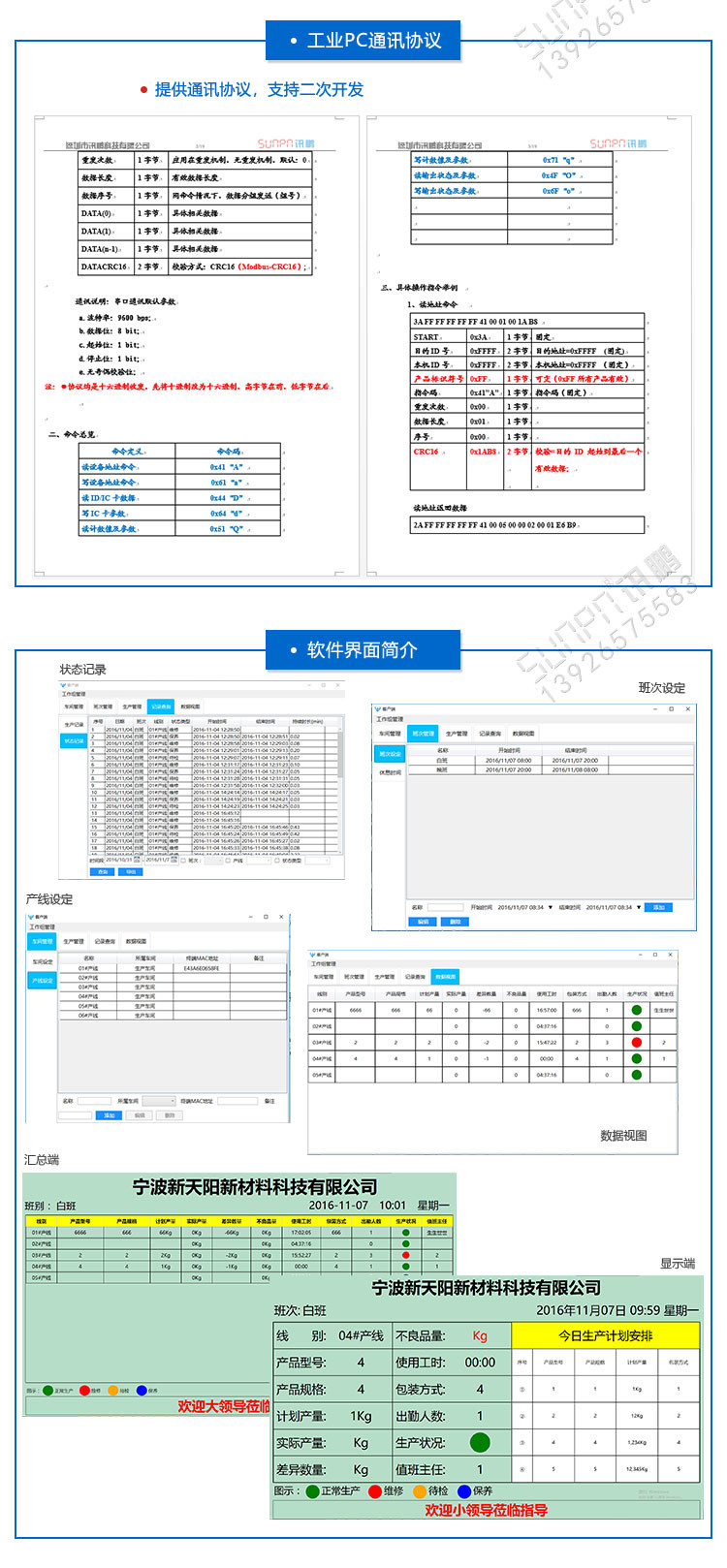 MES系統(tǒng)軟件通訊協(xié)議