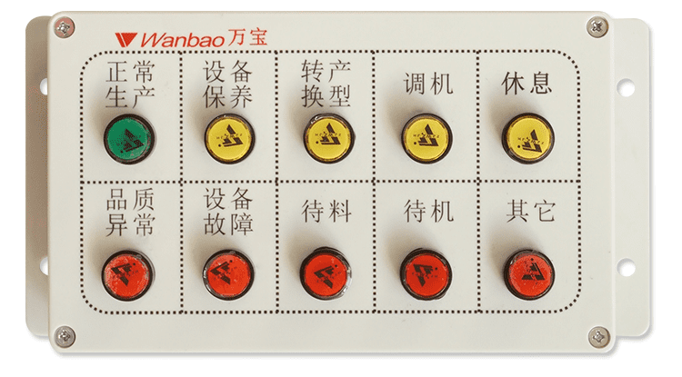 訊鵬注塑生產安燈看板按鈕盒功能