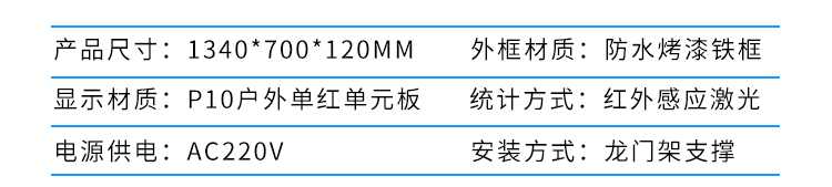 人流量監(jiān)測系統(tǒng)產(chǎn)品參數(shù)