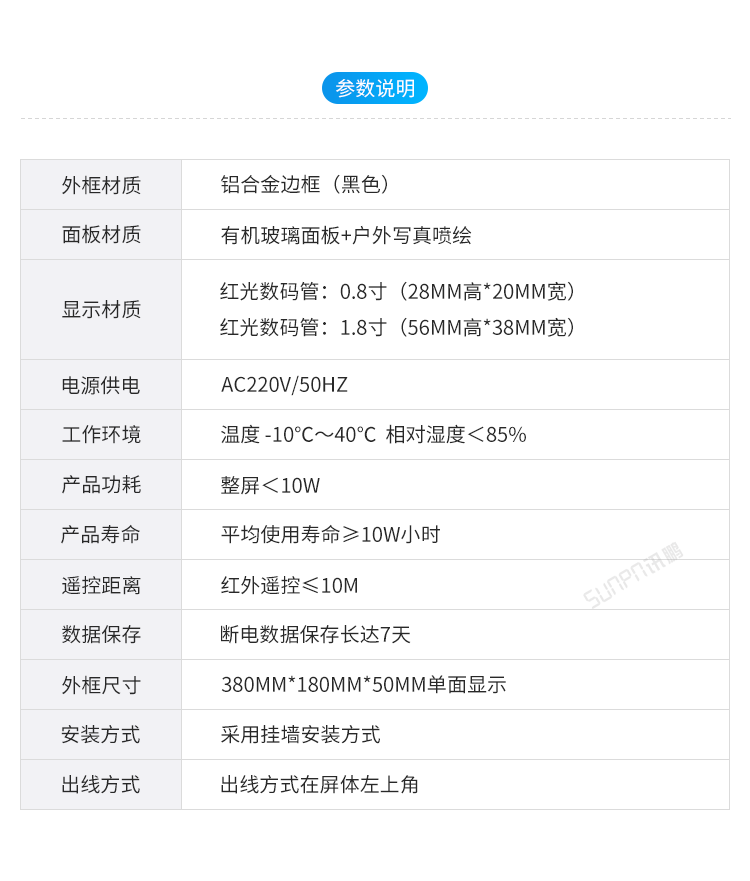 CDMA電子鐘參數(shù)介紹