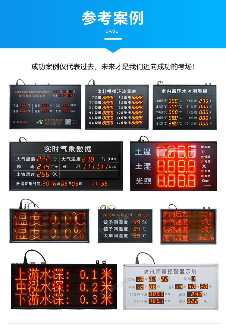 PLC通訊顯示屏案例參考