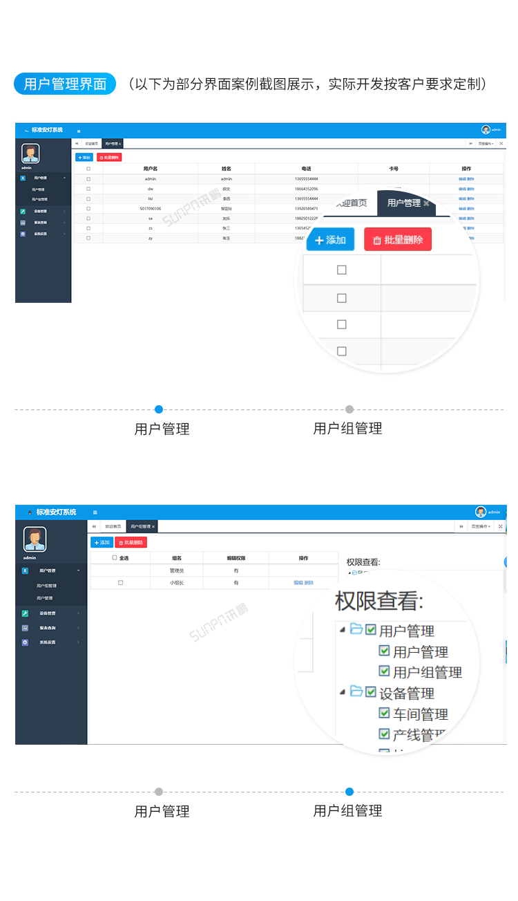 安燈系統(tǒng)客戶端界面展示