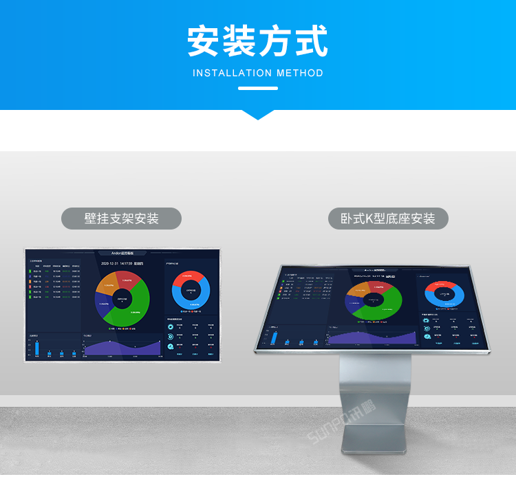 工業(yè)觸摸一體機(jī)-安裝方式