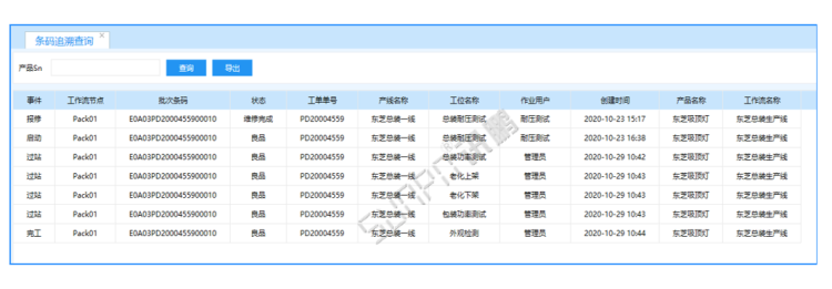 條碼追溯查詢