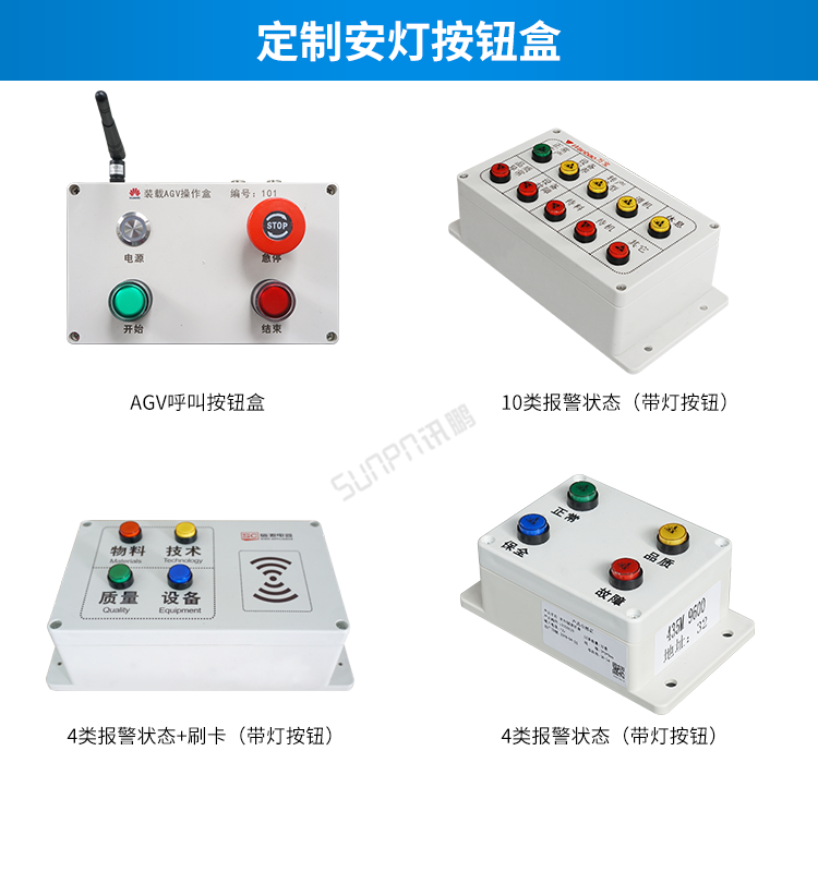 安燈andon系統(tǒng)-定制安燈按鈕盒